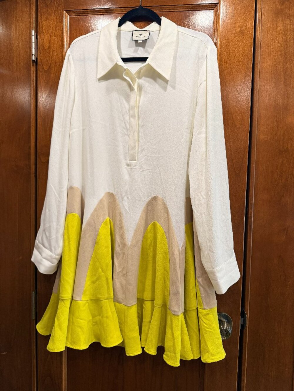 Tuckernuck Canary Flounce Nadia Dress